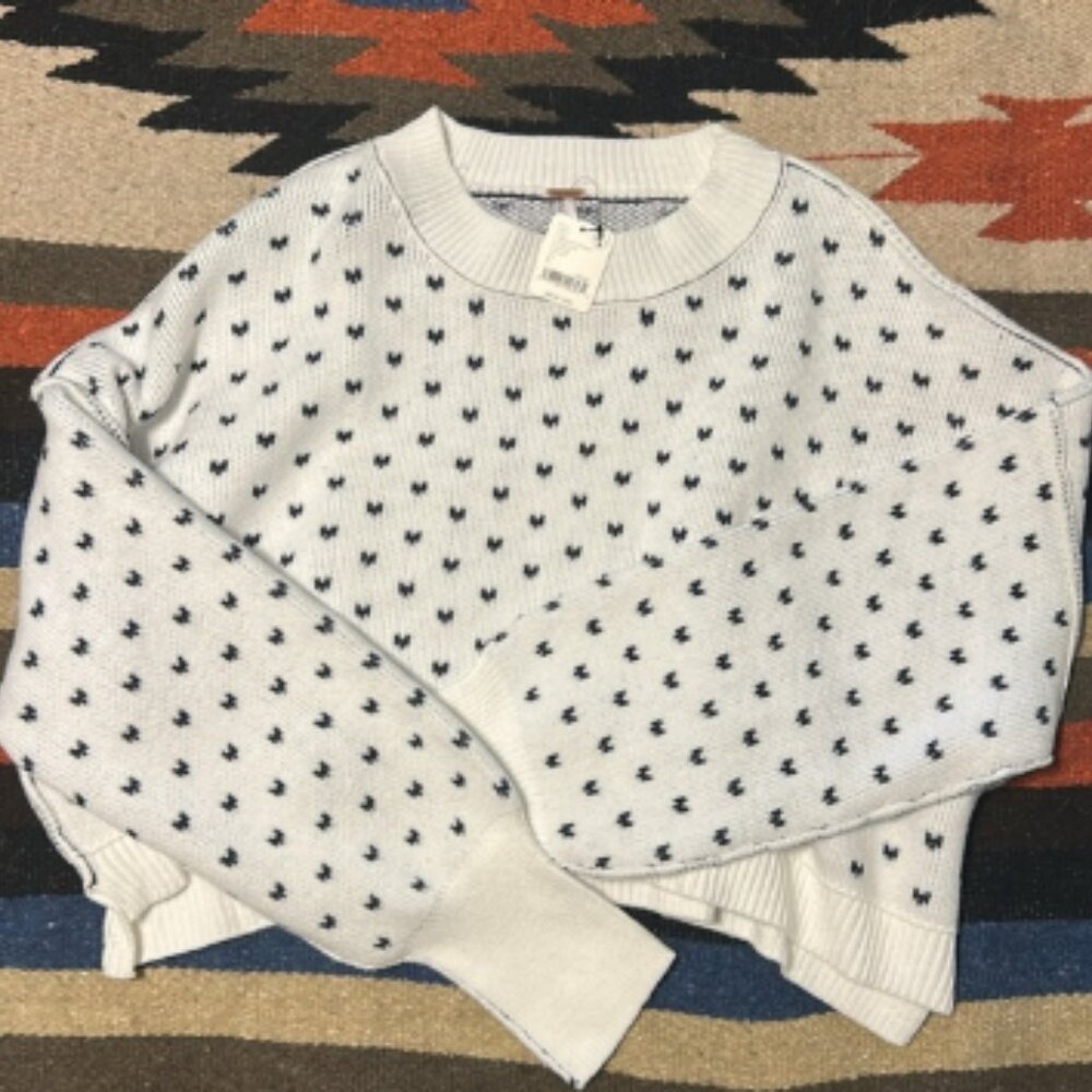 Free People Easy Street Cropped Sweater